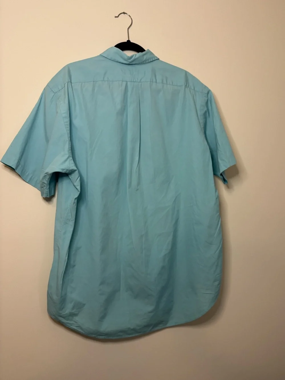 Polo Ralph Lauren Men Blue Classic Fit Short Sleeve Button Shirt